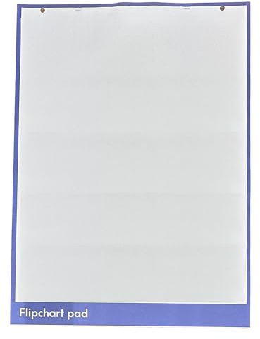ARTH A1 Flipchart Paper Pad Plain Perforated 40 Sheets