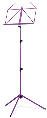 K&M Konig & Meyer 10010.000.65 Colorful Music Stand | Large Deep Desk | Sturdy Base | Adjustable 3pc Telescopic Design | Folding Compact | Pro Grade for Musicians | German Made | Lilac