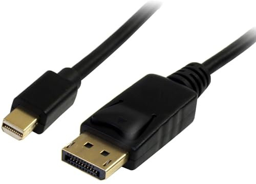 StarTech.com 1m Mini DisplayPort auf DisplayPort 1.2 Kabel - 4K x 2K UHD Mini DisplayPort auf DisplayPort Adapter Kabel - Mini DP auf DP Monitorkabel - mDP auf DP Konverterkabel (MDP2DPMM1M)