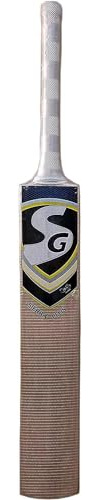 SG Bat Sierra Plus Batte de Cricket en Saule Cachemire (Taille : 6, Balle en Cuir) 11 à 13 Ans, Beige, 34