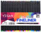 YISAN Fineliner Stifte, Bullet Journal Stifte Set, Filzstifte mit 0,4mm Spitze,24 Farben, Farbnummern zum Ausmalen, Zeichnen und Detaillieren,70023