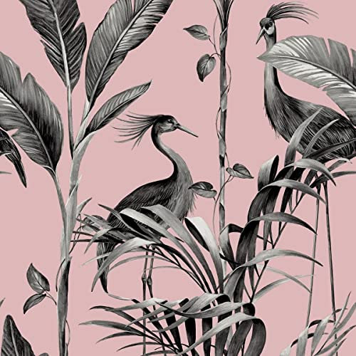 Graham & Brown Wallpaper 9507 Azzurra Leaf Blush Full Roll