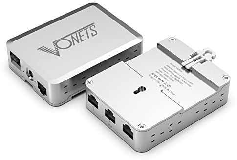 VONETS Industriale PoE Gigabit 5 Porte Switch di rete Gigabit Ethernet Switch RJ45 Splitter Extender 10/100/1000M 3 PoE +1 SFP+1 Uplink, Plug&Play Metallo Universale per dispositivi di rete VSP510