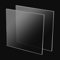 MUKCHAP 2 PCS Clear Acrylic Sheet, 300 x 300mm Plastic Thick Board, 10mm Square Panel for Signs, DIY Display Projects, Craft
