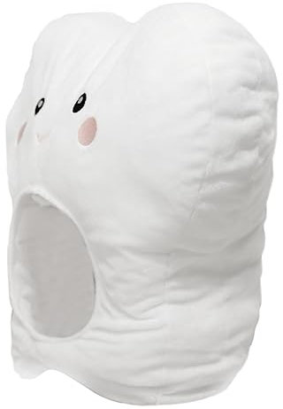 VICASKY Plüschhut Zahnform Für Karneval Und Partys Lustige Kopfbedeckung Als Foto-requisite Für Erwachsene Für Festliche Anlässe Und Cosplay