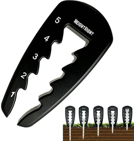 Jukeoiu Golf Tee Höhe Setup Tool - Einstellbares Golf Tee Höhenwerkzeug | Robustes Design Präzisions-T-Höhen-Setter Für Anfänger Oder Profis, Erhöhung Der Schussgenauigkeit