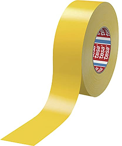 Tesa 4651 Premium A286-4651-1950GE Fabric Tape 19 mm x 50 m Yellow