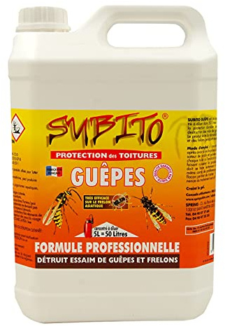 Protección contra avispas para tejados concentrado 5 litros - SUBITO