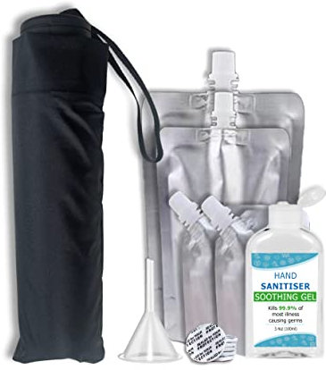 Seshlehem - 6 Pack Secret Umbrella Flask Set - 1000ml - Drink Pouches for Festivals - Sneak Alcohol Anywhere - UK Based Brand