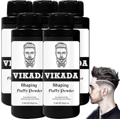 Polvo Esponjoso Moldeador Vikada, Polvo Texturizador Para Peinar El Cabello Para Hombres Y Mujeres, Polvo Texturizador Para El Cabello, Polvo Voluminizador Para El Cabello (5 piezas)