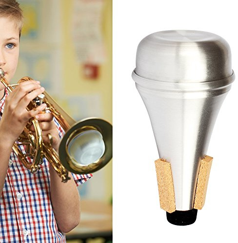 Bärbar Dämpare i Aluminiumlegering för Trumpetinstrument Tillbehöret Till Detta är Tillverkat Av en Fin Arbetare Att Sömmar Trumpet Trumpetdämpare Trumpet Trumpetinstrument i