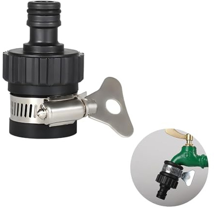 Pevlkawr Conector De Grifo De Manguera Adaptador Grifo Manguera Conector Grifo Universal para Jardinería Lavado De Autos Limpio