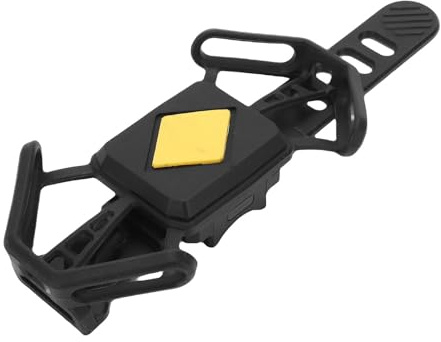 Greensen Silicone Bike Phone Holder, Handtagsmonterad Mobiltelefonhållare Cykeltelefonställ med Snabblösning 4-hörnfastsättning för Väg- och Mountainbikes Motorcykel 4,7-7,2 Tum (BLACK)