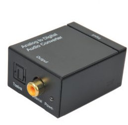 CONVERTITORE AUDIO DA ANALOGICO (L/R) A DIGITALE(OPTICAL)