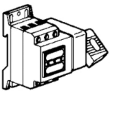 Interrupteur-sectionneur Vistop 32A - 2P avec cde lat.droite - poignée noire