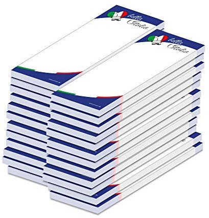 PRICARO Kellnerblock Italienisch, 24 Stück