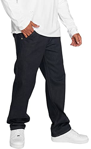 Dangerous DNGRS Uomo Loose Fit Jeans Brother/Indigo - Indigo, 38W/34L