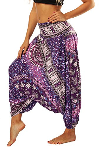 Nuofengkudu Tailandeses Pantalones Cintura Alta Estampado Baja