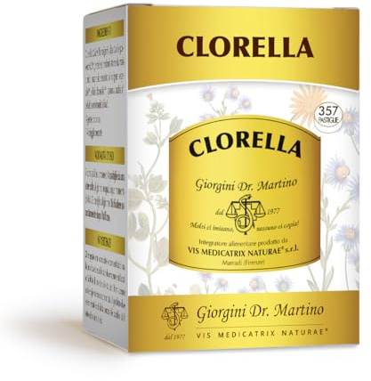 Dr Giorgini CLORELLA pastiglie - 200 g (200 mg di clorella in 4 pastiglie, 1200 mg di proteine)