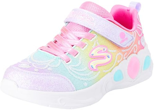 Skechers Sneaker Unisex Princess Wishes, Multi, 3 Little Kid