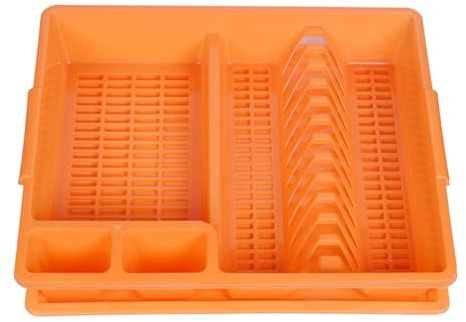Rejilla para escurrir platos, Rejilla para secar platos - Escurridor de cocina Escurridor de platos - Estante de secado de platos que ahorra espacio, estante para platos para palillos, cuenco, plato,