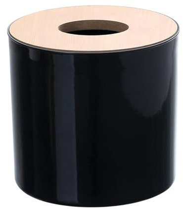 Caja de toallas cosméticas - Dispensador de toallas cosméticas, soporte de la caja de pañuelos - Soporte de madera elegante para el tejido, robusto y decorativo - ideal para sala de estar, baño o ocas