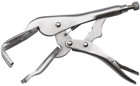 Pinza for saldatura con bloccaggio regolabile a forma di U da 9 pollici, morsetto for saldatura con impugnatura di bloccaggio