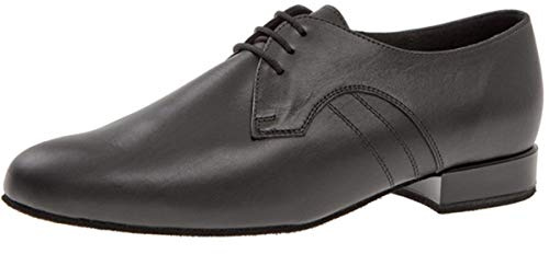 Diamant Hommes Chaussures de Danse 090-076-028 - Cuir Noir - Cambrure Haute - 2 cm Standard