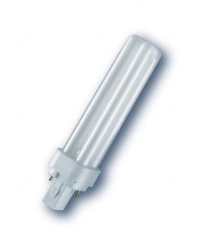 Osram 487120 Kompaktleuchtstofflampe Dulux D 18W/865 LUMILUX Cool Daylight G24d-2 TC-D