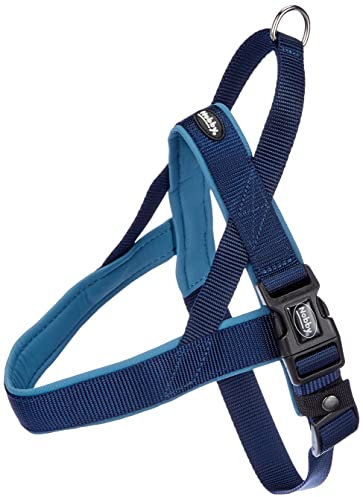 Nobby Norwegergeschirr Classic Preno, blau / blau L: 50-64 cm + 42 cm, B: 25/35 mm, 1 Stück