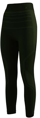 Risalti Pantaloni Termici Uomo Donna Extreme Unisex - Leggins Termici Donna Invernali, Abbigliamento Termico Uomo - Tecnico Traspirante, Elasticizzato Senza Cuciture - Made in Italy