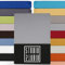 STUDIO Basic Spannbettlaken 100x200cm – Jersey-Spannbetttuch aus 100 % gekämmter Baumwolle – Silber – Öko-Tex Zertifiziert, bügelfrei & elastisch – für Matratzen 15–25 cm