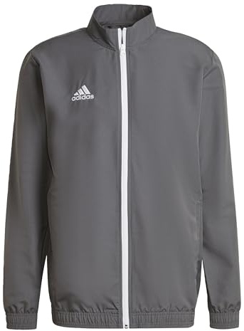 adidas Herren Entrada 22 Track Jacket, Team Grey Four, M Tall