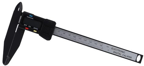 Pied à Coulisse, 150Mm Isolé Pied à Coulisse électronique Numérique Règle en Carbone avec Outil de Mesure à Longue Mâchoire Pied à Coulisse électronique 300Mm