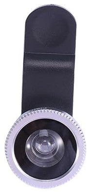 jojofuny Universelle Weitwinkel-fisheye-makrolinse Für Smartphones Mit Clip Hochwertige Kameraobjektiv Für Und Silber