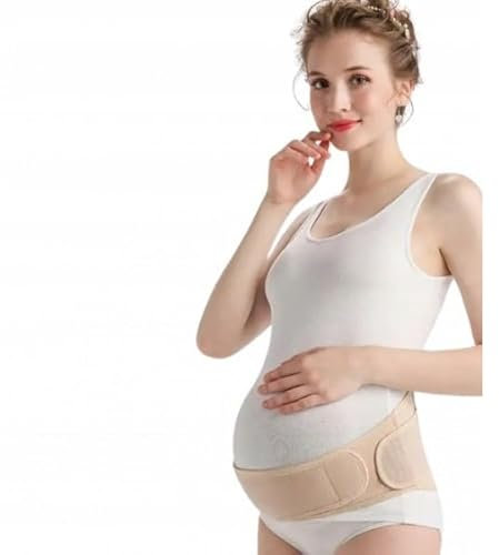 RESTEQ Graviditetsbälte justerbart – magstöd och ryggbandage för gravida kvinnor – bekvämt magstöd för att lindra ryggsmärta och höftsmärtor