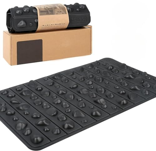 Esterilla de acupresión para pies de alta elasticidad, alfombrilla plegable para masaje de pies, almohadilla de masaje de pies para aliviar el dolor de pies, alivio de fascitis
