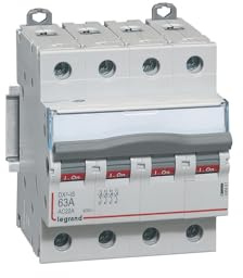 406481 Interrupteur Sectionneur Tétrapolaire 4p 400v - 63a - 4 Modules - Bornes à Vis Legrand Dx³-is