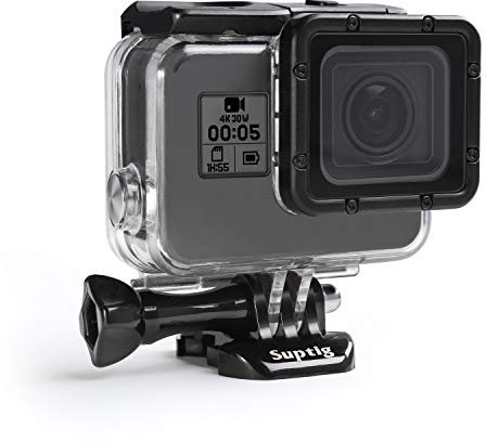 Suptig Case Housing Waterproof Case for Gopro Hero 7 Black Gopro Hero 5 Gopro Hero 6 Gopro Hero 2018 Action Camera Waterproof 147ft(45Meters)