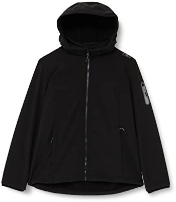 CMP - Damenjacke mit Kapuze und Reißverschluss, Schwarz, XXXL