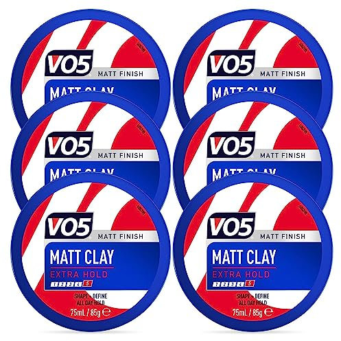 VO5 Sculpted Texture And Choppy Matt Finish Extreme Style Matt Clay (Pack Of 6)