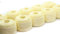 - STRICKDIRWAS - Häkelgarn aus 100% Baumwolle Baumwollgarn Baumwollfaden zum Sticken, Häkeln, Schmuck, Basteln… (creme-10er)
