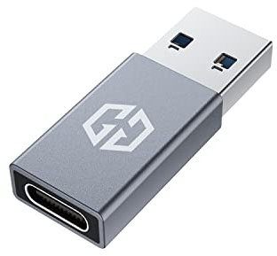 GRAUGEAR USB-C zu USB Adapter - Blitzschnelle 10 Gbit/s Datenübertragung, USB3.2 Gen2, Dual-Seiten USB-C Übertragung, Universelle Kompatibilität, Windows/Mac, Type-C Buchse zu Type-A Stecker