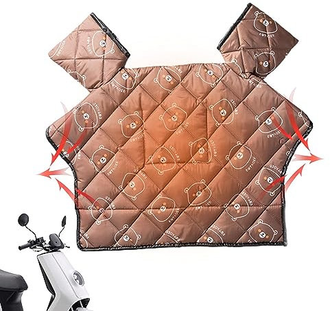 Honhoha Motorrad Winddichte Lenkerabdeckung - Beinschonerschürze für Roller, wasserdicht | Roller-Stuhlbezug, wasserdicht, für Roller, Motorrad, Standard, Winter-Rollstuhldecke
