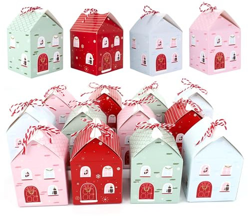 Lot de 24 boîtes vides pour calendrier de l'Avent de Noël à remplir soi-même - Compte à rebours - Boîtes cadeaux pour enfants - Boîtes pour friandises et bonbons