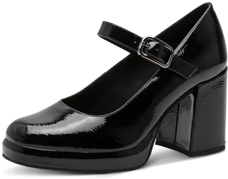 MARCO TOZZI Scarpe da Donna 2-24405-43 Pumps, Black Patent, 40 EU, Black Patent, 40 EU