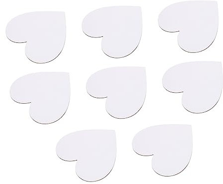 Anneome 8stücke Teiliges Herzförmiger Malplatten Für Ölmalerei Hochwertige Und Holzmaterialien Für Künstler Und Anfänger Für Temperamalerei