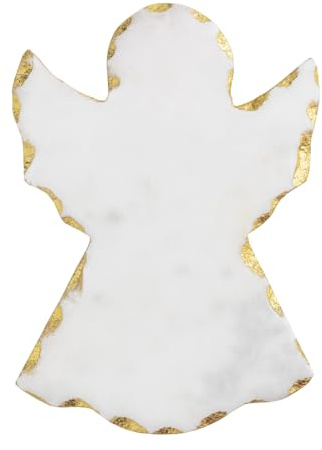 Mud Pie Christmas Angel Gold Edge Mini Board