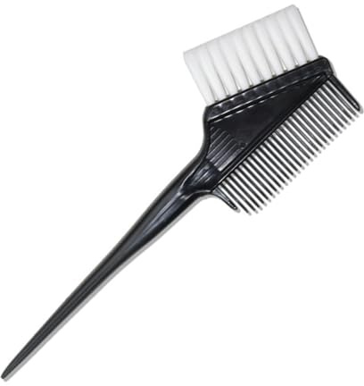 - Spazzola per tinture per capelli, pettine, applicatore con manico solido, per salone fai da te, colorazione, evidenziazione e cheratina