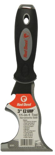 Red Devil 6291 EZ Grip Multi-Purpose Decorating Tool, Multicolor, 3 Inch